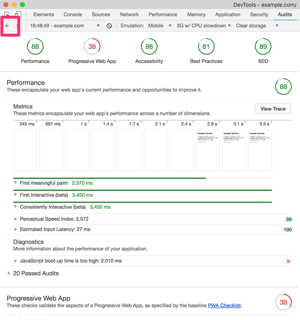 DevTools   example com  2